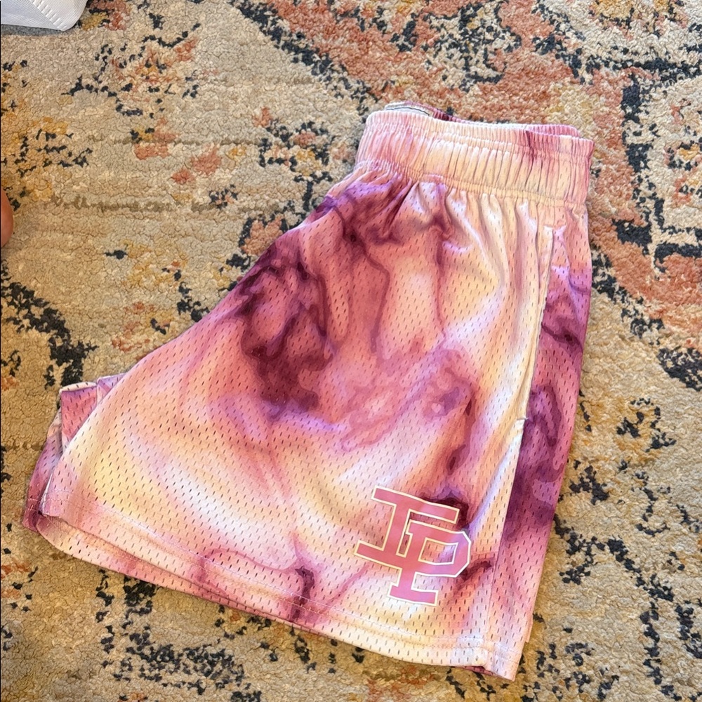 Inaka Power Pink and Purple Athletic Shorts